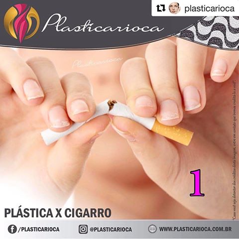 cigarro X cirurgia plástica